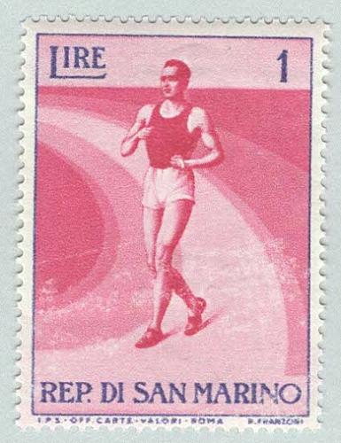 San Marino 345 Walking Racer MNH 2 (BP96218)