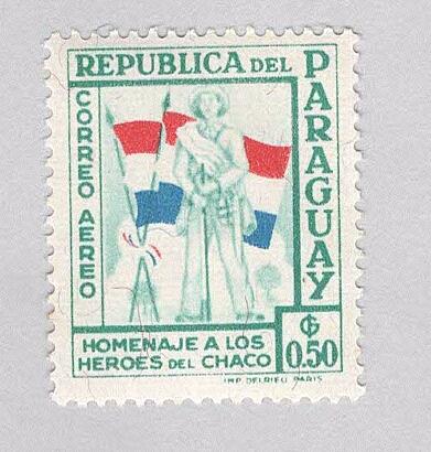 Paraguay C237 Soldier and Flags MNH 2 (BP96819)