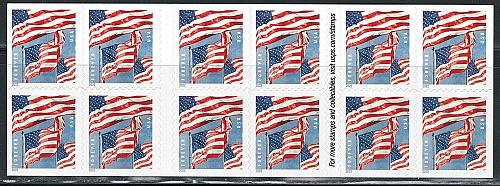 Mint US Flags Booklet Pane of 20 Forever Stamps Scott# 5659a (MNH)