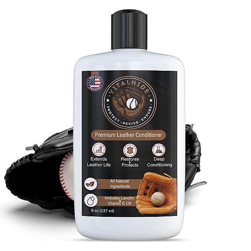 VitalHide Premium Baseball Glove Oil 8oz Baseball Glove Conditioner Glove Oil...