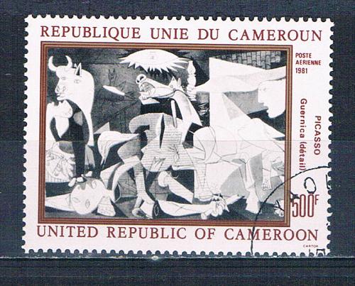 Cameroun C295 Used Picasso painting 1981 CV 2.00 (HV0191)