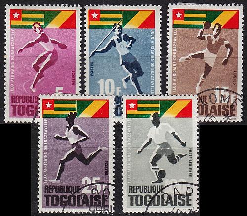 TOGO [1965] MiNr 0467-71 ( O/used ) Sport
