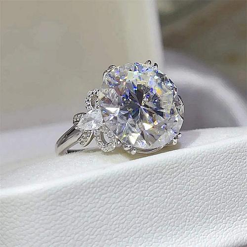 10 Carat Moissanite 925 Sterling Silver Ring