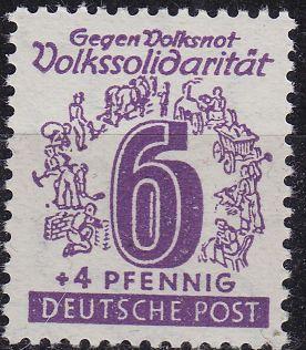 GERMANY Alliiert SBZ [West-Sachsen] MiNr 0141 ( **/mnh )