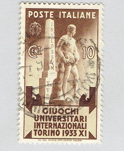 Italy 306 Statue of athelete 1923 Used (BP91324)