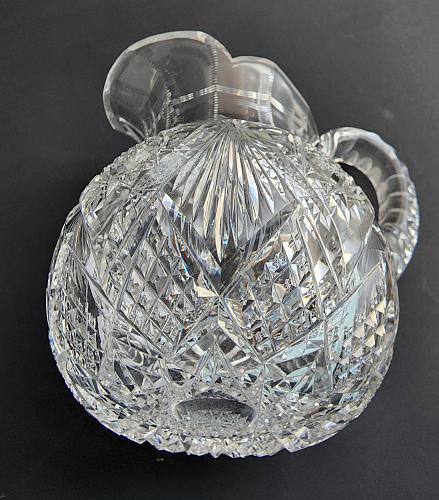 Dorflinger Sugar and creamer American Brilliant Period Cut Glass Antique
