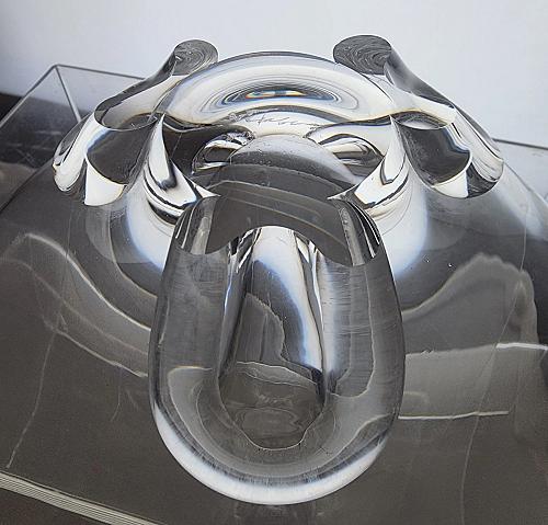 Steuben Signed vase bowl