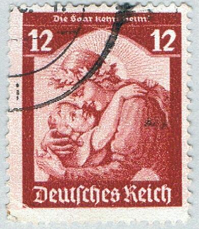 Germany 450 Used Welcome Home 1935 (BP58442)