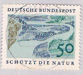 Germany 1003 Used Riverbed 1 1969 (BP49629)