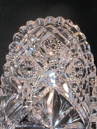 ABP Crystal Cut Glass signed Libbey oval dish