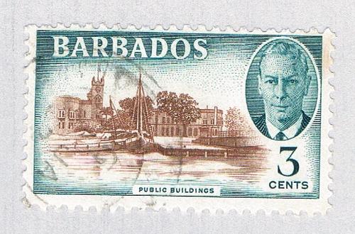 Barbados 218 Used Public Buildings 1950 CV 4.25 (BP63904)
