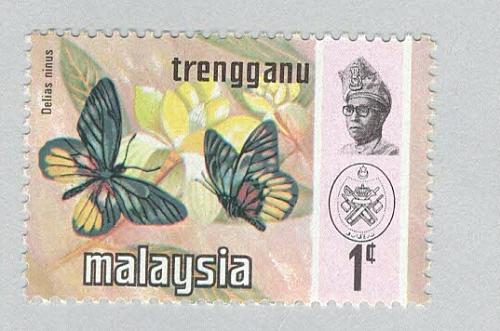 Malaysia Trengganu 96 Butterflies MNH 1 (BP97216)