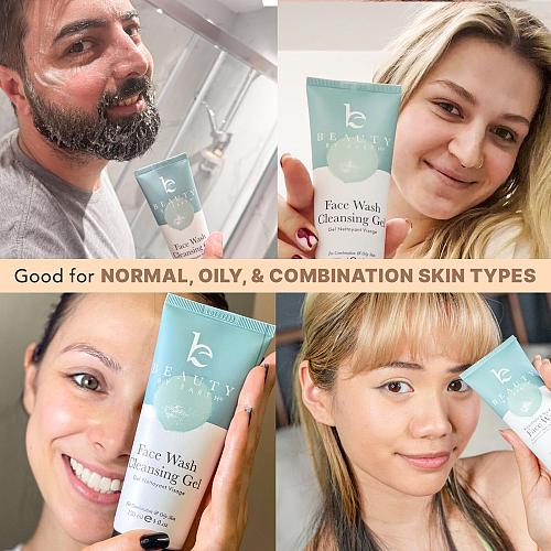 Face Wash - USA Made with Natural & Organic Ingredients Facial Cleanser for A...