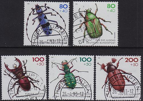 GERMANY BUND [1993] MiNr 1666-70 ( O/used ) [01] Tiere