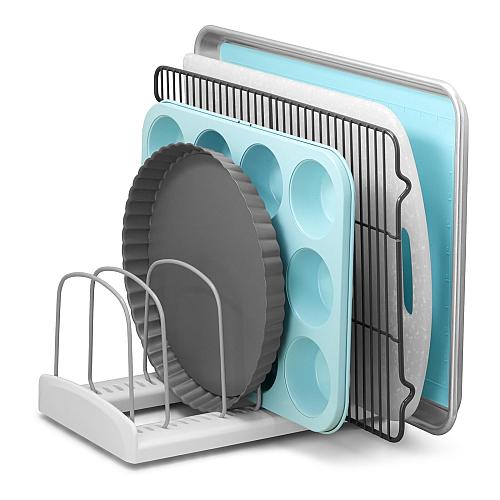 YouCopia StoreMore Adjustable Bakeware Rack Cookie Sheet Baking Pan and Tray ...