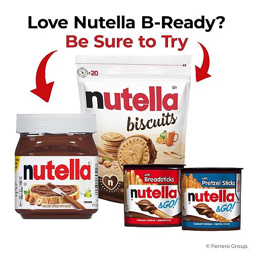 Nutella Biscuits 20 Count Cookies Hazelnut Spread with Cocoa Holiday Christma...