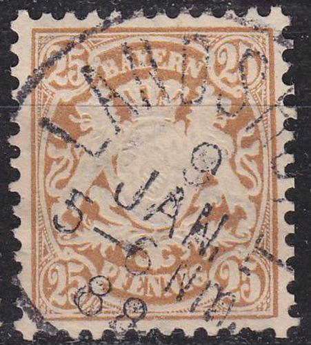 GERMANY Bayern Bavaria [1881] MiNr 0051 ( O/used )