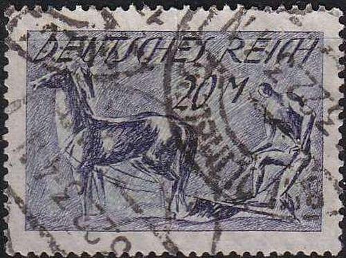 GERMANY REICH [1921] MiNr 0176 a ( O/used )
