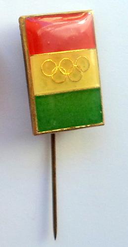 Olympic Committee NOC of Hungary. 1980's Pin, Badge.