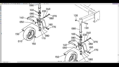 KUBOTA F1900 TRACTOR SERVICE & PARTS MANUAL 925pg for Kubota F-1900 Mower Repair