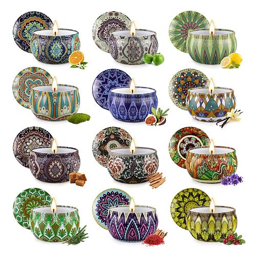 Scented Candles Gift Set12 Pack Candles for Home Scented 300 Hour Long Lastin...