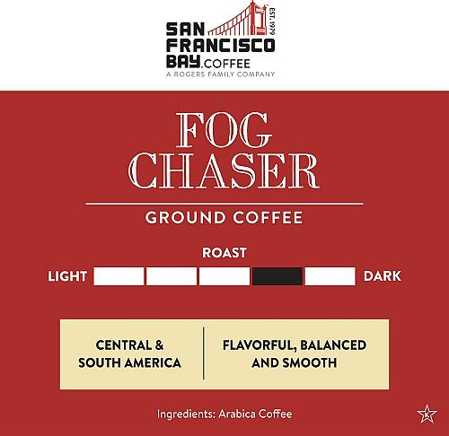 San Francisco Bay Ground Coffee - Fog Chaser 28oz Bag Medium Dark Roast