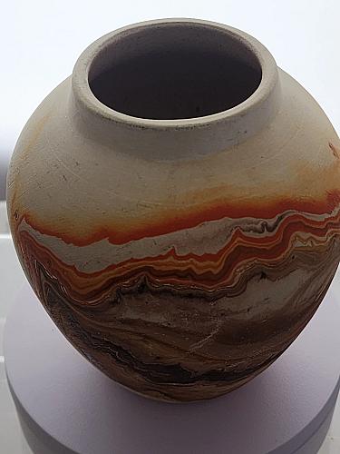 Nemadji Indian pottery vase