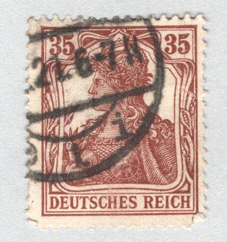Germany Germania 101 1920 35pf Used (BP89207)