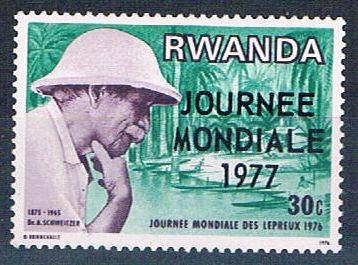 Rwanda 789 Unused Albert Schweitzer 1965 (R0408)+