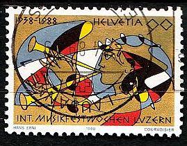 SCHWEIZ SWITZERLAND [1988] MiNr 1368 ( O/used ) Kunst