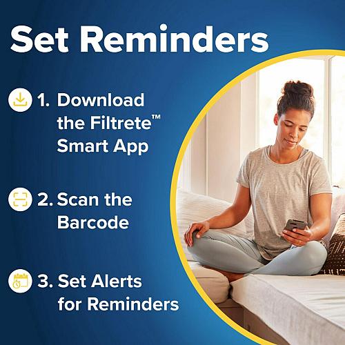 Filtrete 20x20x1 AC Furnace Air Filter MERV 12 MPR 1500 CERTIFIED asthma & al...