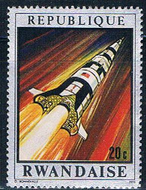 Rwanda 373 Unused Apollo spaceship (R0268)+
