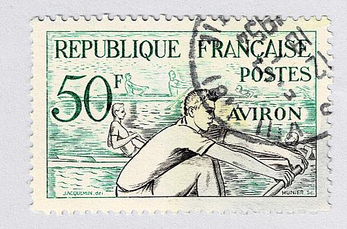 France 704 Rowing 1953Used (BP90708)