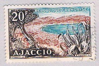 France 724 Used Beach 2 1954 (BP43423)