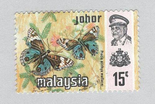 Malaysia Johor 181 Butterflies Used 1 (BP97126)