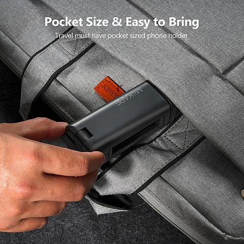 MiiKARE Airplane Travel Essentials Phone Holder Universal Handsfree Phone Mou...