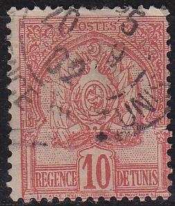 TUNESIEN TUNISIA [1893] MiNr 0020 ( O/used )