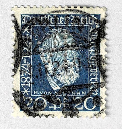 Germany Old man with beard blue Used (BP91119)