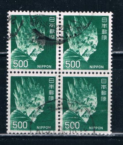 Japan 1085 Block of 4 Used Cat Val 0.80 (JL1085A)