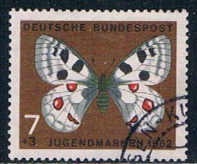 Germany B80 Used Butterflies (GI0609P173)