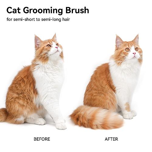 aumuca Cat Brush for Shedding Cat Brushes for Indoor Cats Cat Brush for Long ...