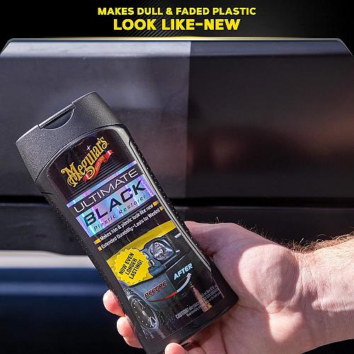 Meguiar's Ultimate Black Plastic Restorer - Restores Black Plastic & Faded Trim