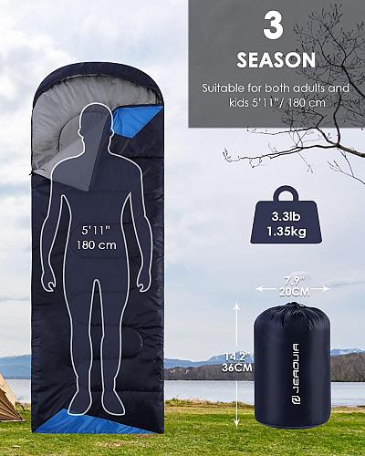 Sleeping Bags for Adults Backpacking Lightweight Waterproof- Cold Weather Sle...