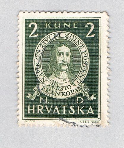 Croatia 57 Used Fran Frankopan 1943 (BP86115)