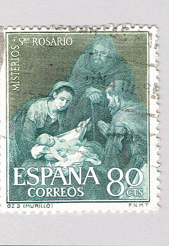 Spain Nativity blue 80 Used (BP91306)
