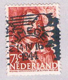 Netherlands 252 Used Adm de Ruyter 1943 (BP3265)