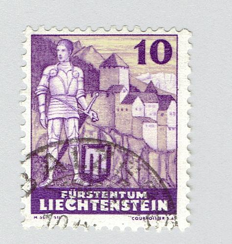 Liechtenstein Knight and Castle Used (BP93111)