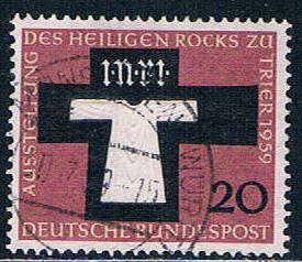 Germany 802 Used Holy Coat of Trier 1959 (GI0656P192)+