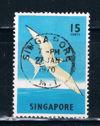 Singapore 76 Used Birds (S0296)