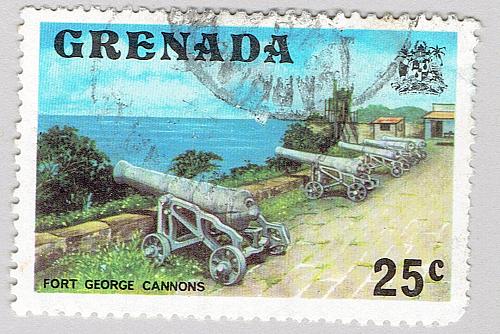 Grenada 594 Fort George cannons Used (BP92917)